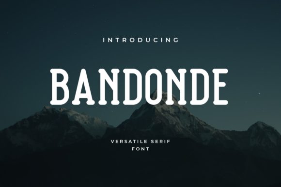 Bandonde: A Premium Serif Font for Modern Web Design