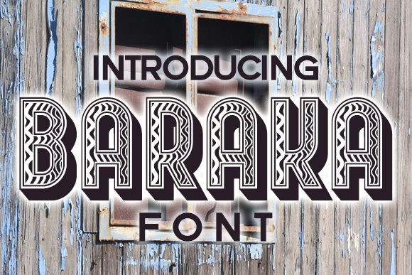 Baraka: The Bold 3D Typeface That Transforms Editorial Layouts