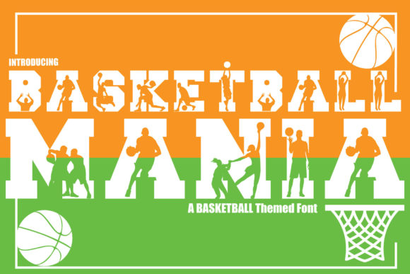 Basketball Mania: A Bold Decorative Typeface for Sports Branding
