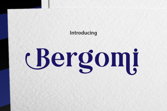 Bergomi: The Bold Serif Font for Polished Digital Branding