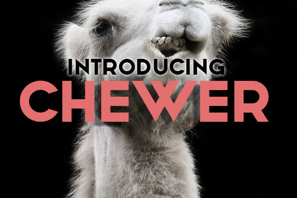 Chewer: A Bold Sans Serif Typeface for Modern Web Design
