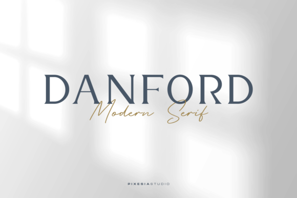 Danford: The Bold Serif Font for Stronger Small Business Branding