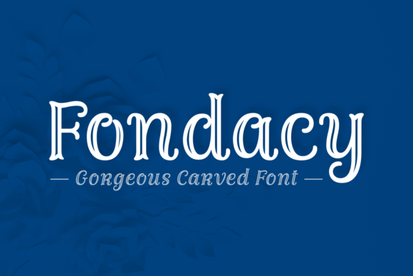 Fondacy Carved: A Bold Typeface for Editorial Design and Brand Identity