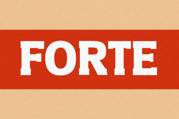 Forte: The Bold Serif Typeface for Modern Web Design