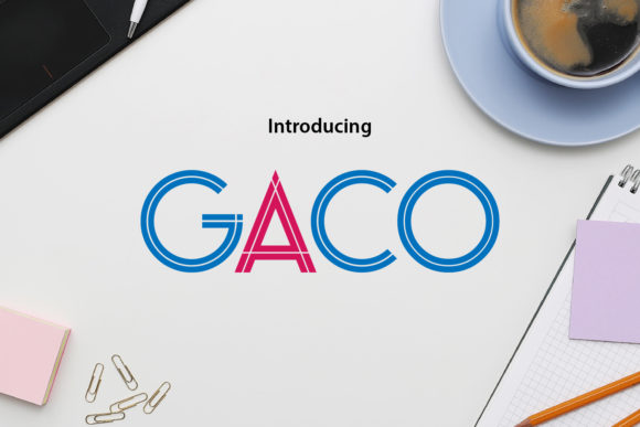 Gaco: A Bold Sans Serif Typeface for Modern Editorial Design