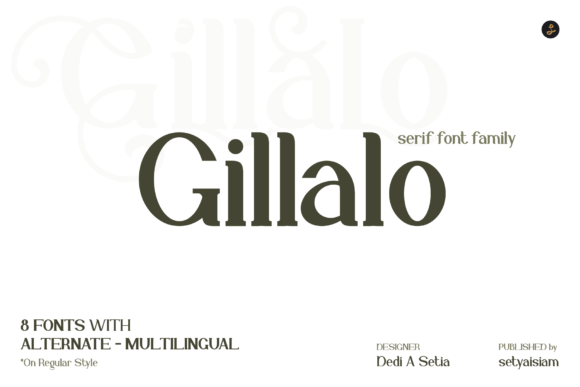 Gillalo: The Elegant Serif Font That Elevates Small Business Branding