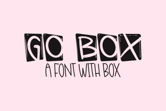 Go Box: A Bold Decorative Typeface for Creative Branding