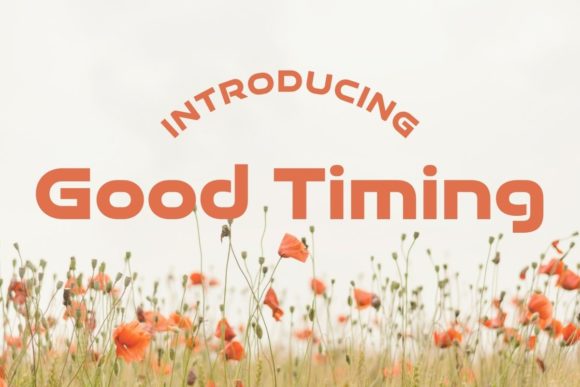 Good Timing - Bold: A Modern Typeface for Editorial Design