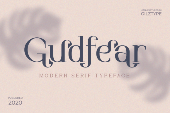 Gudfear: A Smooth Serif Typeface for Modern Web Design