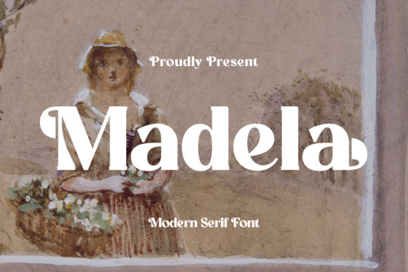 Madela: A Bold Serif Typeface for Impactful Web Design