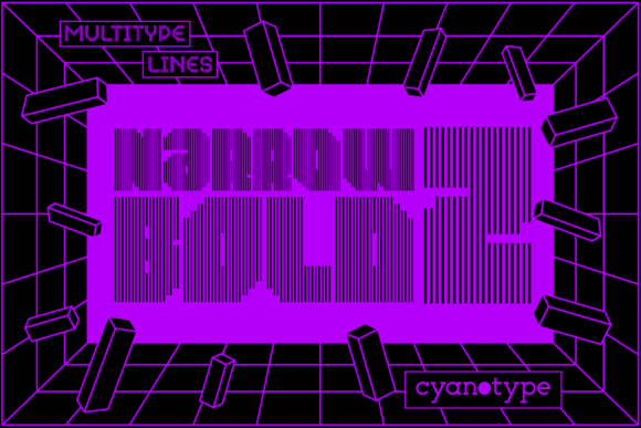 MultiType Lines Narrow Bold 2: A Display Typeface for Modern Editorial Design