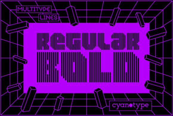 MultiType Lines Regular Bold: A Unique Typeface for Modern Editorial Design