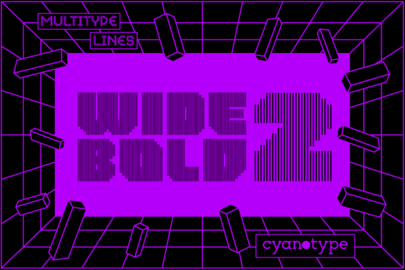 MultiType Lines Wide Bold 2: A Display Font for Modern Web Design