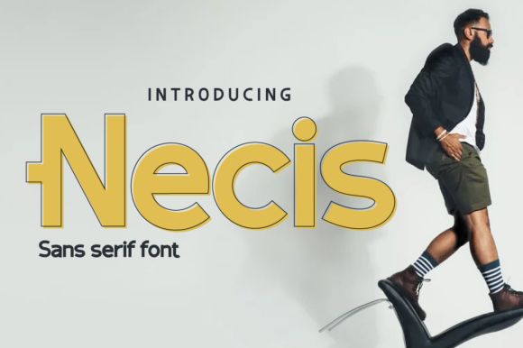 Necis: The Bold Sans Serif Typeface for Modern Branding