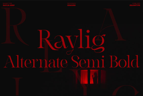 Raylig Alternate Semi Bold: The Elegant Serif for Modern Web Design