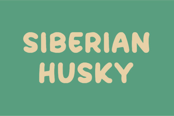 Siberian Husky: The Bold Sans Serif Font for Polished Brand Identity