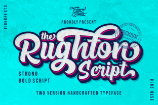 The Rughton: A Bold Script Typeface for High-Impact Campaigns