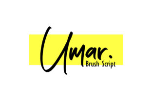 Umar: The Bold Script Font That Transformed My Small Business Brand