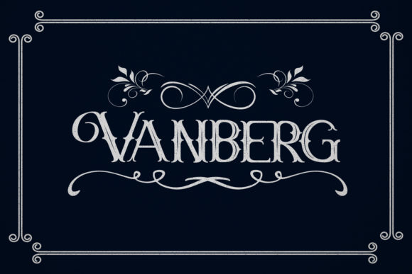 Vanberg: A Bold Blackletter Typeface for Authentic Brand Identity
