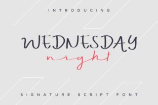 Wednesday Night: A Handcrafted Typeface for Modern Editorial Design