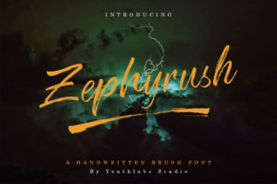 Zephyrush: The Bold Script Font That Elevates Your Brand Identity